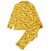 Comercio Exterior Transfronterizo Europa Temporada Primavera y Otoño 2026 Pijamas Temporada Primavera y Otoño Mujer Manga Larga Pantalón Largo Ropa de Casa Fábrica Venta al por Mayor