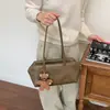 Bolso de Hombro Tipo Baguette para Mujer 2026 Nuevo Diseño de Nicho Pequeño Bolso Almohada Tacto de Alta Gama Bolso de Mano Tipo Bowling Boston
