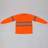 Ropa Reflectante de Seguridad contra Incendios Chaleco Protector de Manga Larga Ropa de Trabajo de Tráfico Saneamiento Camiseta Reflectante de Doble Barra