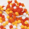 Poliéster Color Alta Elasticidad Pompon Bola de Felpa Pequeña Niños de Jardín de Infancia DIY Decoración Hecha a Mano Material Accesorios Pompon Pequeño