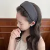 Diadema Ancha Estilo Coreano con Acabado de Alta Gama, Diadema Pasador de Borde Ancho para Mujer, Nuevo Accesorio para el Cabello de Corona Alta, Antideslizante y No Presionante