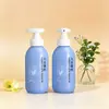 Botella de PET Redonda de Hombros Redondos y Fondo Redondo de 250 ml, Botella Plástica Vacía para Champú, Gel de Ducha y Loción Corporal, Tamaño Pequeño para Viaje