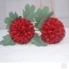 Flores de Diente de León Artificiales al por Mayor del Fabricante, Crisantemos de Bola Multicolor, Decoración de Boda, Accesorios de Fotografía, Flores de Seda, Bolas de Doble Cabeza