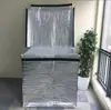 Cubierta aislante para palets de carga, cubierta de palet de papel de aluminio a prueba de humedad, cubierta aislante para cadena de frío de palets de transporte en almacén logístico