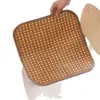 Almofada de assento respirável para cadeiras de escritório, adequada para longos períodos sentado, almofada de assento de carro para o verão, almofada de bambu, tapete de mahjong para o verão