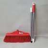 Escoba de Plástico con Mango Largo, Cinco Filas de Cerdas Suaves, Diseño Ampliado de Cinco Filas para Uso en Interiores del Hogar, Limpieza Multifuncional, Impermeable