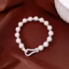 Pulsera de Perlas con Abalorios de Zirconia, Nicho, Única, Exquisita, Moderna, Hermosa, Pulsera Versátil, Lujo Ligero, Joyería de Alta Gama para Mujeres