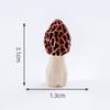 Simulación Flammulina velutipes Pleurotus eryngii Juego de Comer Champiñón DIY Decoraciones Accesorios de Bolsa Ciega Mini Coche Escritorio Pequeños Adornos