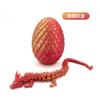 Explosões transfronteiriças impressão 3D dragão ovo terno cristal dragão maré brincar barraca brinquedos comércio exterior dragão ovo decorações