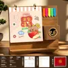 2027 Portalápices de Madera Calendario Personalizado Arte de Hierro Calendario Mensual Personalización Empresarial Impresión Publicitaria Regalo Empresarial