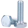 Tornillo hexagonal exterior de zinc azul y blanco con revestimiento de hierro de grado 8.8, venta al por mayor, tornillo de cabeza hexagonal exterior, M4M5M6M8M10