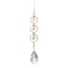 Suministro transfronterizo de carillones de viento de cristal de estrella y luna, atrapasoles, decoraciones para ventanas, manualidades para el hogar, regalos, artículos hechos a mano para DIY