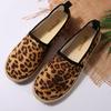 Sapatos Femininos Tamanho Grande Slip-On para Exportação, Sapatos Fisherman Planos de Bico Redondo para Primavera e Outono 2025, Sapatos Casuais Slip-On, Sapatos Simples Rasteiros
