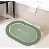 Tapetes de Pé de Terra de Diatomáceas Impressos, Tapetes Absorventes Antiderrapantes para Banheiros, Tapetes de Chão Resistentes à Sujeira para a Porta da Frente, Entrega Direta do Fabricante