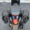 Coche muscle Wolf adecuado para Sanyang apto 4 bolsa lateral caja lateral bolsa lateral caja lateral motocicleta de ocio modificada bolsa impermeable