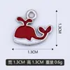 Série Oceano Pingente de Baleia DIY Acessórios de Pulseira Decorativos Versáteis para o Dia a Dia, Disponível para Venda em Lote Misto, Direto do Fabricante, Transfronteiriço