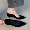 Colección Otoño 2026: Zapatos Mary Jane de punta fina, corte bajo, cómodos, estilo francés, versátiles, elegantes y adecuados para el trabajo.