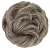 Coque de Cabelo Postiço Transfronteiriço para Mulheres, Elástico de Cabelo Sintético, Anel de Cabelo Cacheado, Acessório de Cabelo, Coque de Cabelo Fofo de Seda Fosca, Exportação de Cabelo