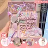 Caja de regalo para accesorios para el cabello de niñas, caja de regalo para el cumpleaños de niñas, horquilla, banda de goma, tocado, pequeña princesa, linda caja de joyería al por mayor