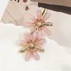 Accesorio para el Cabello Versátil Popular Estilo Coreano Retro Girasol Margarita, Pin Fresco Floral para Flequillo Lateral, Adorno de Flor de Metal