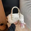 Bolso Cuadrado Pequeño Estilo Girly con Estampado de Dibujos Animados para Mujer Verano 2026 Nueva Moda Bolso de Hombro Cruzado Bolso Boston Casual