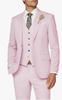 Traje Traje de Tres Piezas para Hombre Estilo Coreano Corte Slim Ropa de Anfitrión para Banquete de Negocios Traje Traje Tejido Serge