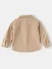Camisa de Manga Larga para Niños 2026 Nueva Ropa de Primavera y Otoño Niños Bebé Camisa de Pana Niño Cuello Solapa Top Venta al por Mayor