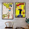 Amazon Aliexpress Héroes de Marvel Pintura de Hierro Restaurante Bar Club Pintura Decorativa Artesanía de Metal