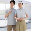 Venda Direta Novas Camisas Polo para Homens e Mulheres, Camisetas Polo de Poliéster de Negócios com Lapela para Esporte e Lazer, Camisas Polo Multicores Respiráveis de Secagem Rápida