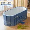 Bañera para Bebé Modelo Nuevo Transfronteriza, Piscina para Bebé sin Inflar, Bañera Plegable Integrada, Se Puede Acostar o Sentar, Tina de Baño para el Hogar