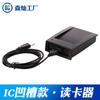 Fabricantes de origem atacado IC / ID leitor de cartão interface USB indução RFID leitor de cartão luminoso emissor de cartão de acesso IC