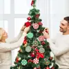 Decoraciones para Árbol de Navidad Adornos de Madera Menta Fiesta de Dulces Decoraciones para Árbol de Navidad Adornos Colgantes Decoraciones Navideñas para el Hogar
