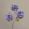 Venta al por mayor de fábrica simulación rosa 3 diamantes rosa simulación pared de rosas cascada flor artificial flor de seda ramo