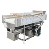 Máquina Grande para Limpieza y Eliminación de Lodo de Camote, Máquina Limpiadora de Vegetales de Raíz y Frutas, Máquina Tipo Aspersión para Limpieza y Eliminación de Lodo de Ñame y Rábano
