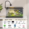 Aquário Personalizado Novo Aquário de Peixes Mesa Sala de Estar Ecológico Plástico Transparente Paisagismo Pequeno e Médio Preguiçoso Casa Tanque de Peixe Dourado