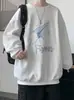 Sudadera de Cuello Redondo para Hombre, Nuevo Estilo Otoño/Invierno 2026, Marca Americana de Tendencia, Peso Pesado 330, Sudadera Holgada Casual con Forro de Felpa para Hombre