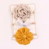 Diadema de Nylon para Niños Transfronteriza Juego de Tres Piezas Accesorios para el Cabello de Bebé con Moño Moda para Bebés Diadema Linda Adorno para la Cabeza