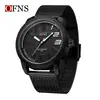 Reloj de Cuarzo Ofns Más Vendido en Temu con Esfera Digital Grande, Reloj Casual de Negocios para Hombre, Resistente al Agua con Escala Tridimensional, Disponible para Dropshipping