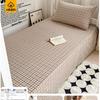 2025 Nuevo Simple Algodón Puro Cama Sábanas Pieza Única Dormitorio Estudiantil Especial Individual Algodón Cama Sábanas Funda de Almohada Juego de Tres Piezas