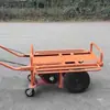 Uniciclo Elétrico a Gasolina e Diesel de Novo Estilo, Veículo de Duas Rodas, Carrinho de Mão para Pomares Agrícolas, Veículo de Transporte para Locais Montanhosos