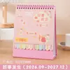 Calendário Criativo 2027 para Mesa de Escritório com Adesivos Índice Ornamento de Calendário Presente para Empresa Calendário de Mesa Personalizado