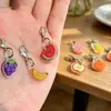 Pingente Mini Acrílico Popular Chaveiro Fofo Pingente de Zíper Chaveiro de Alta Estética Pequeno Presente
