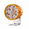 Luz LED para Veículo Elétrico de 6 Leds Modificação Externa Super Brilhante Farol de Triciclo Motocicleta Holofote de Luz Forte 12-100V Pass