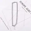 2022 Nueva Cadena de Suéter con Colgante de Letra W (26 Letras) para Mujer, Cadena de Suéter de Cadena Hip-hop de Moda, Accesorios Decorativos para Hombre