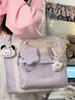 Bolso de Mano con Cremallera de Nailon para Campus Nuevo para Clases de Tutoría, Alto Valor Estético, Gran Capacidad, Bolso Cruzado de Hombro Portátil para Estudiantes