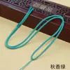Cuerda Gruesa para Colgante Nudo Plano Hilo Enrollado Trenzado Ajustable Cordón de Collar Sencillo Colgante de Jade Ágata Colgante de Jade para Hombres y Mujeres