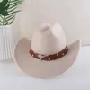 Accesorios para Sombrero de Vaquero Transfronterizo Cinturón Sombrero Jazz Retro Herrajes Plateados Cabeza de Toro Ropa de Moda Accesorios para Ropa Sombrero