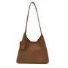 Bolso Tote Casual Simple para Mujer 2025 Otoño Nuevo Estilo Moda Maillard de Gama Alta Versátil Bolso de Hombro para Debajo del Brazo