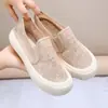 Sapatos de Pescador de Malha Respirável de Verão para Mulheres Ultra Macios Estilo Coco Sola Grossa Antiderrapante Resistente ao Desgaste Casuais Sapatos de Celebridade da Internet para Mulheres Sapatos de Mãe