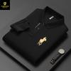 Otoño 2026 Camiseta Polo de Manga Larga para Hombre de Algodón Puro Piqué con Cuello Polo Paul Bordado Polo para Hombre de Mediana Edad Personalización